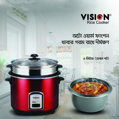 Vision RC- 3.0 L REL-50-05 SS Red (Double Pot)