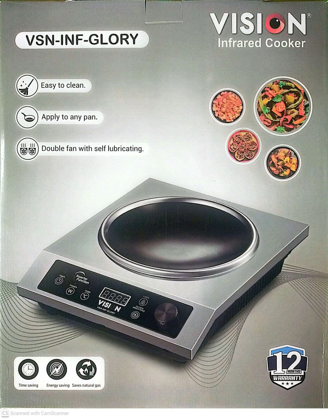 Vision Infrared Cooker Concave-Glory
